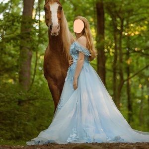 Beautiful blue formal dress